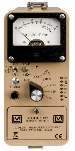 Model 192 MicroR Meter control panel