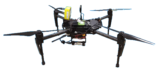 Model 35 mounted on a drone