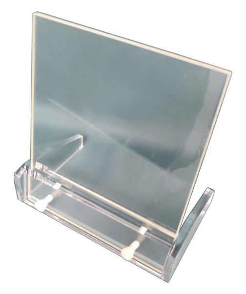 lead glass shield for gamma radiation