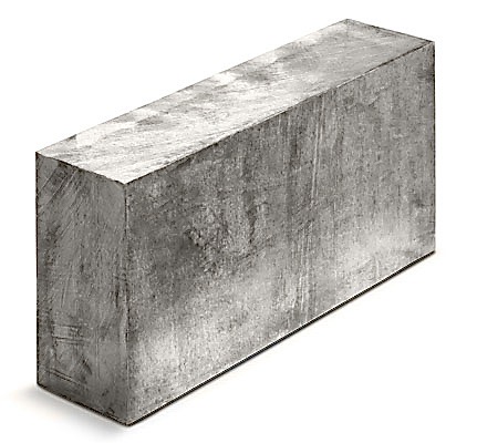 Lead brick, flat