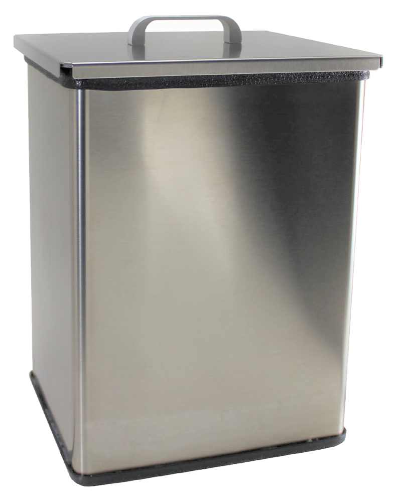 low energy gamma waste disposal container