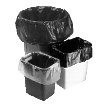 plastic bags, drum liners