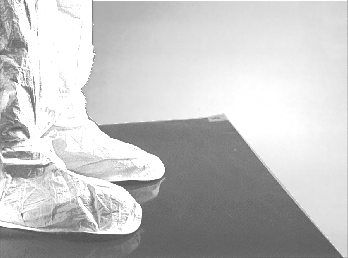 step-off pads for decontamination
