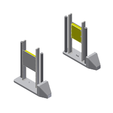 Ludlum Vehicle Monitors for scrap metal, 4525-5000