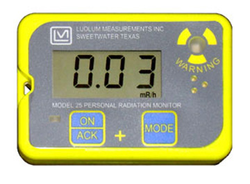 Model 25 Personal radiation monitor