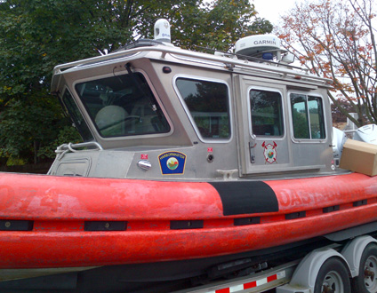 Model 35 on patrol boat